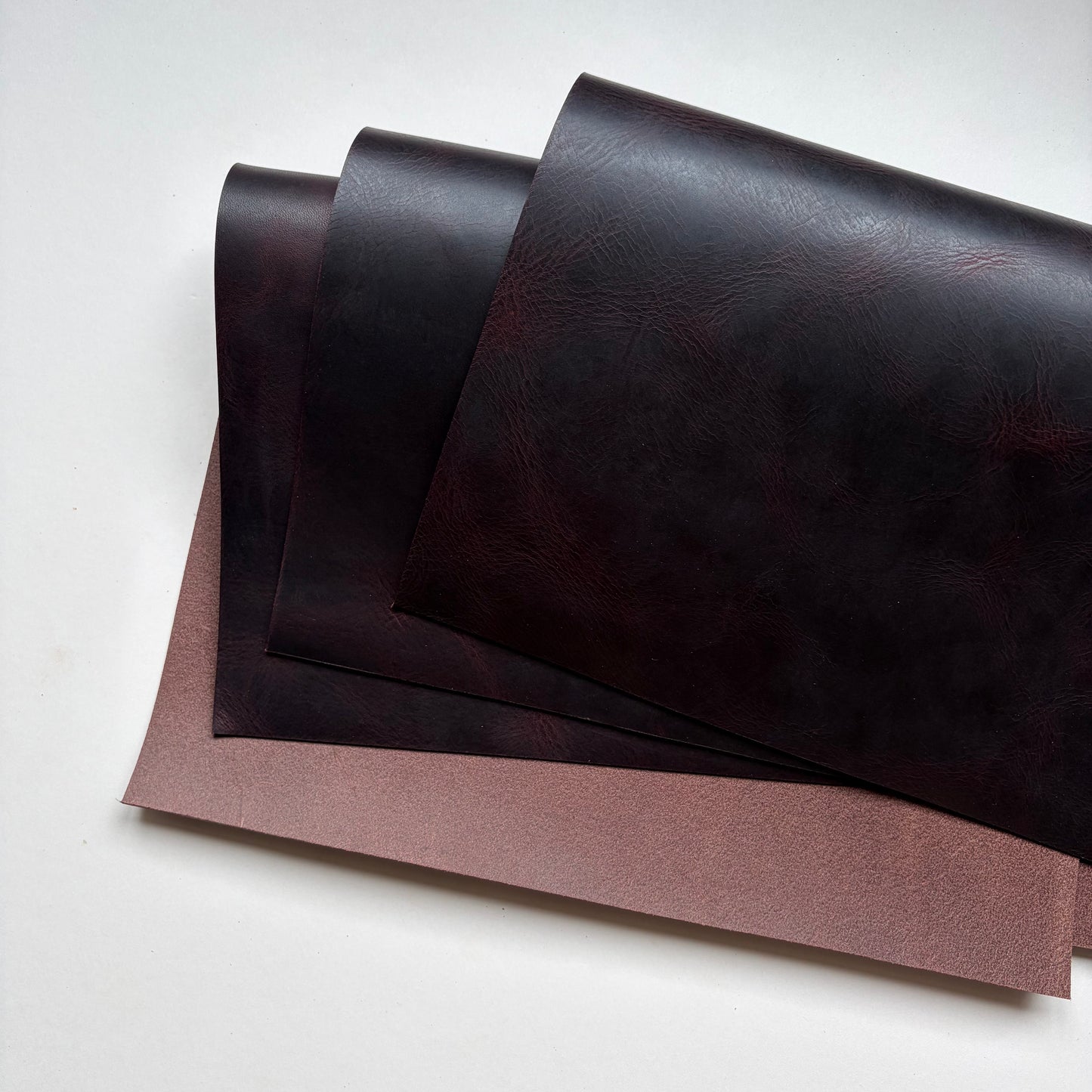 Badalassi Carlo Wax Vegetable Tanned Leather Panels – Tobacco