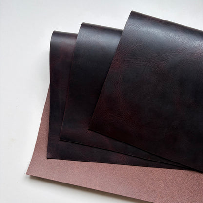 Badalassi Carlo Wax Vegetable Tanned Leather Panels – Tobacco