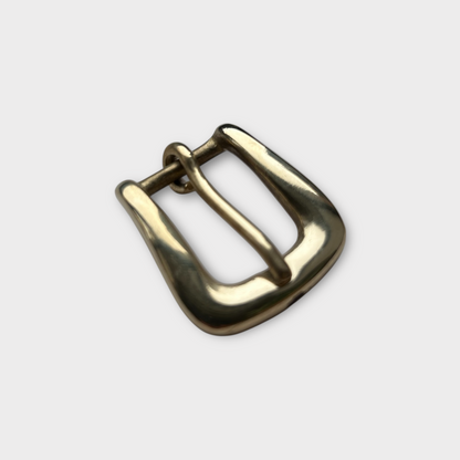 Solid Brass Belt Buckle 1 inch (25 mm) - Frame and Pin Style 8
