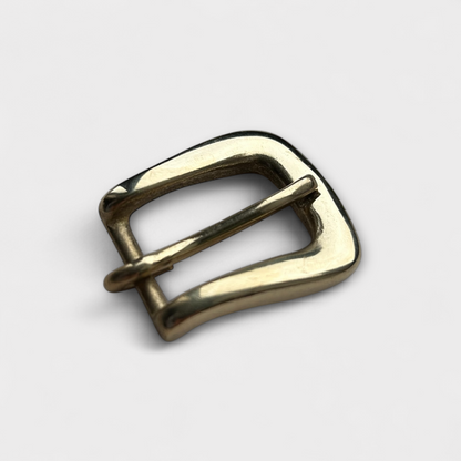 Solid Brass Belt Buckle 1 inch (25 mm) - Frame and Pin Style 8