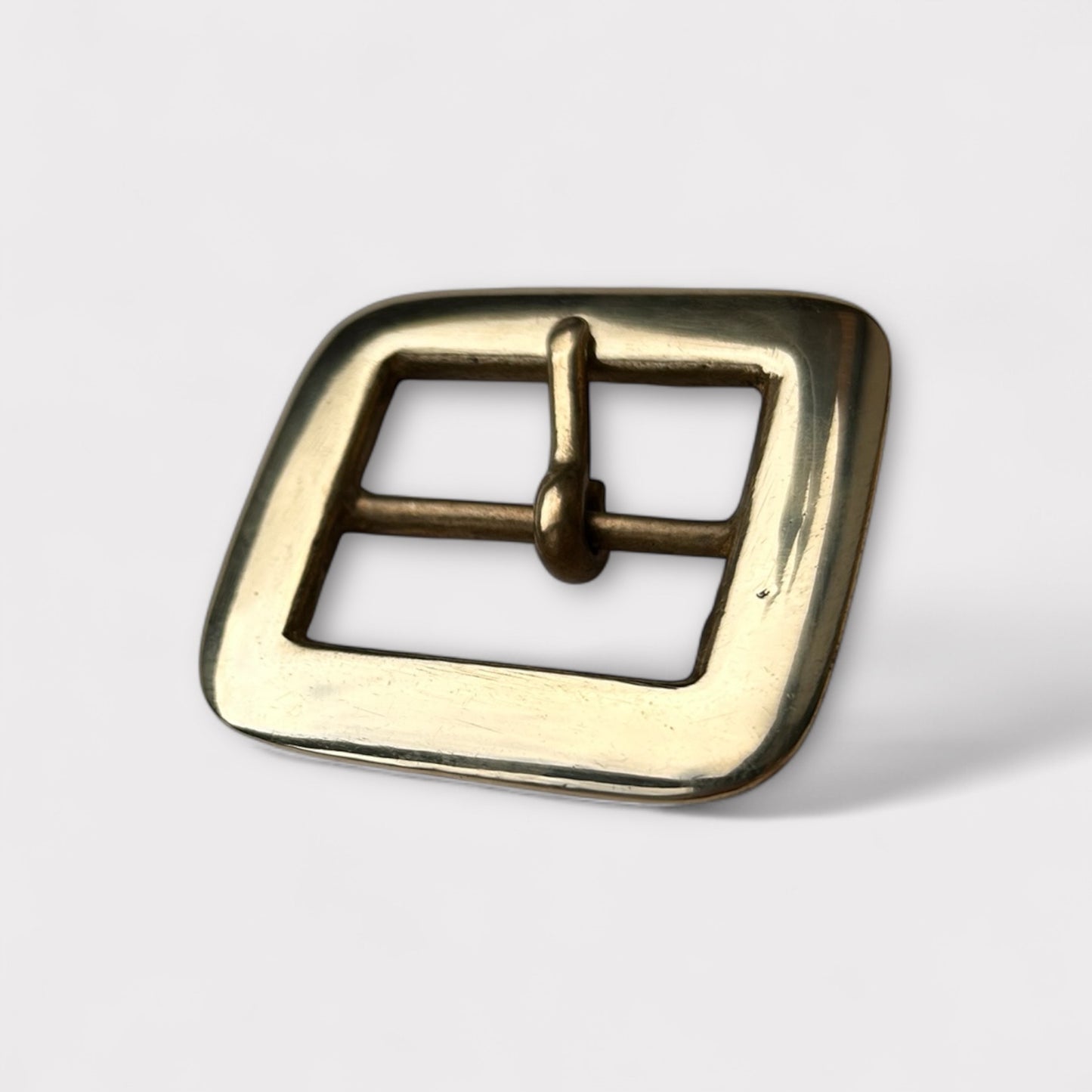 Solid Brass Belt Buckle - Centre Bar Style 3, 20 mm