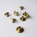 Chicago Screws for Leather in Solid Brass or Nickel Plate