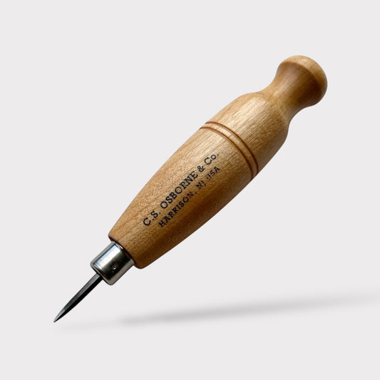 CS Osborne Diamond Leather Stitching Awl - Shoe Awl No. 144