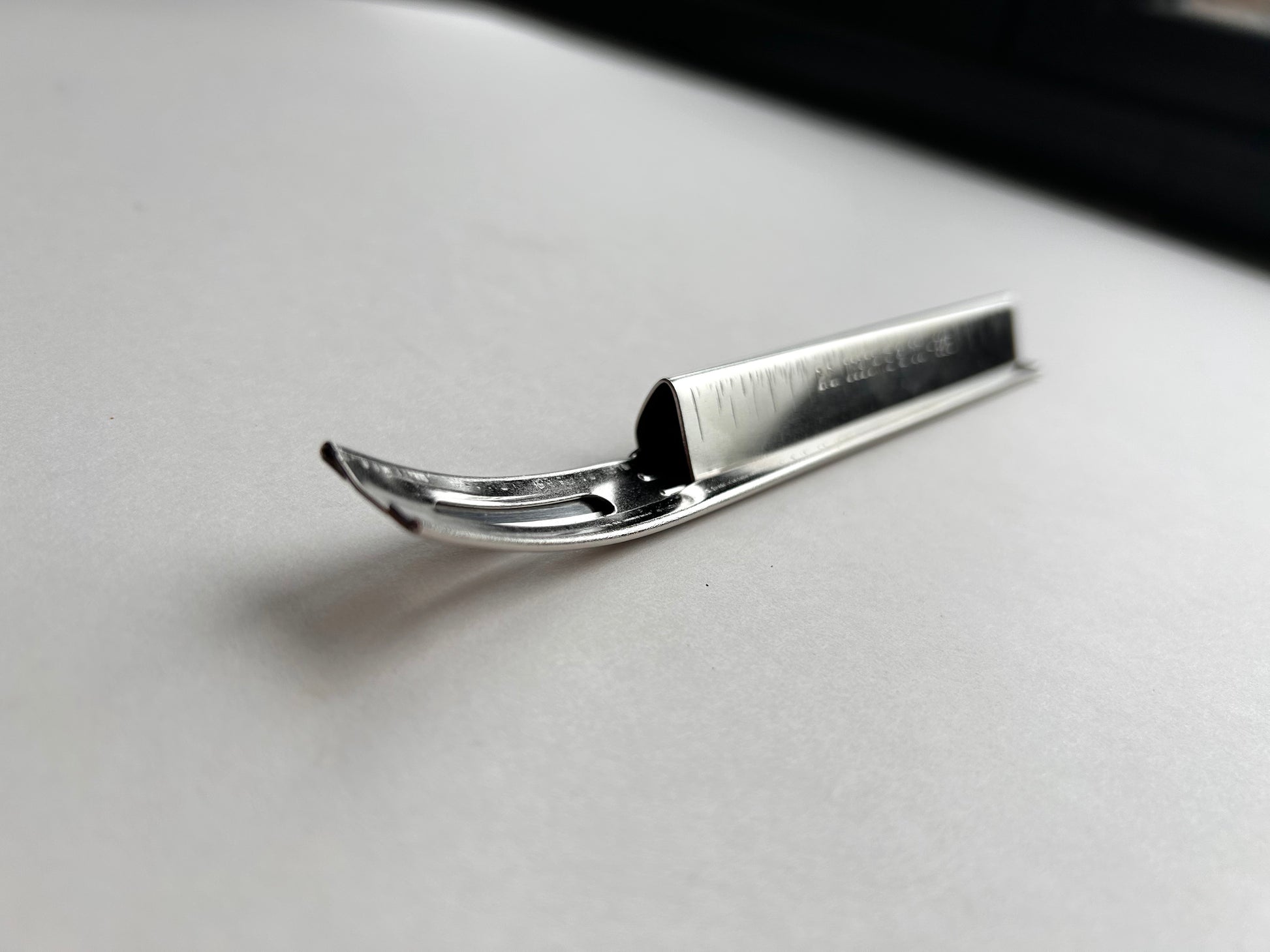 CS Osborne leather skiver tool in stainless steel
