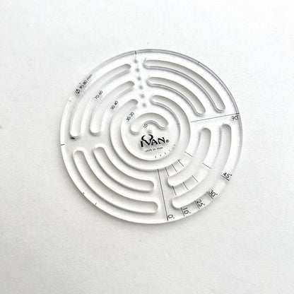 Leather Corner Radius Template Circular (Acrylic)