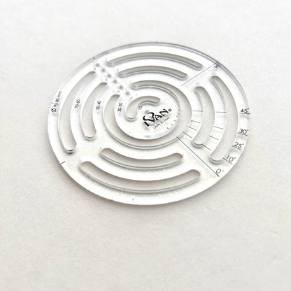Leather Corner Radius Template Circular (Acrylic)