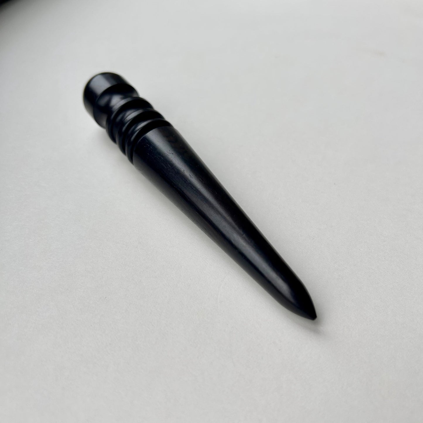 Ebony Leather Edge Burnishing Tool - Multi Size
