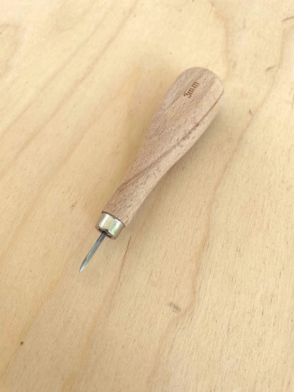 Diamond Leather Stitching Awl (Small Blade) - British Leather Supplies