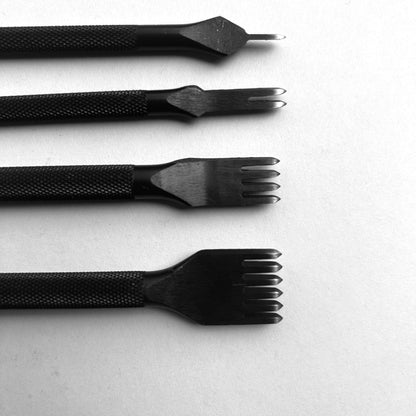 Economy Leather Stitching Punch Set, Diamond Style 3 mm
