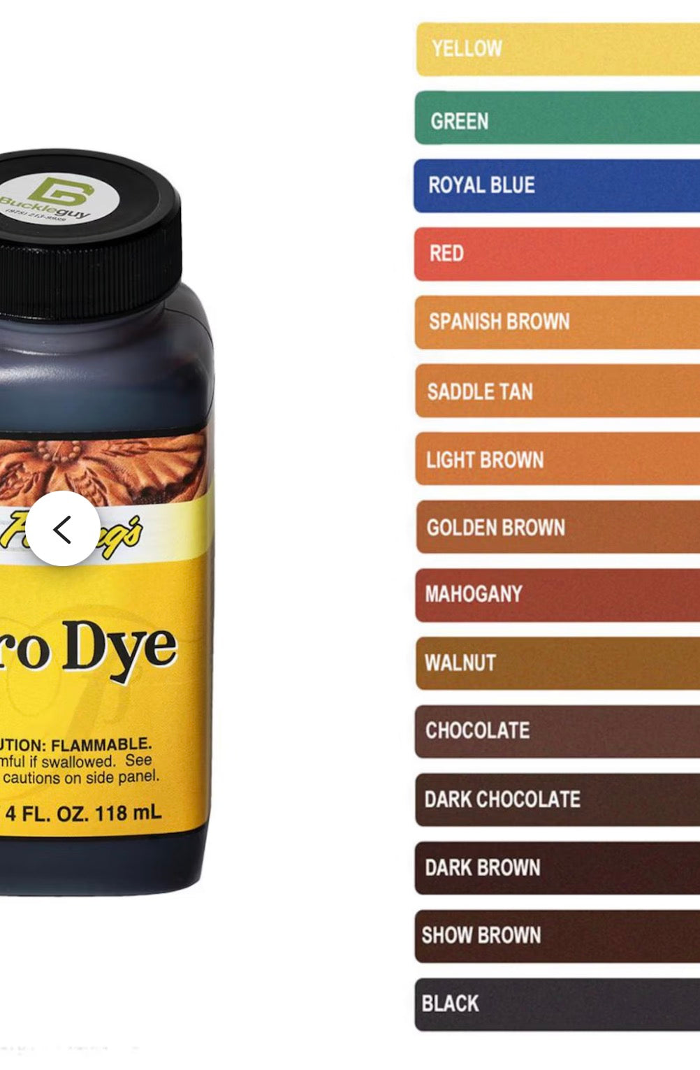 Fiebing's Pro Dye - English Bridal