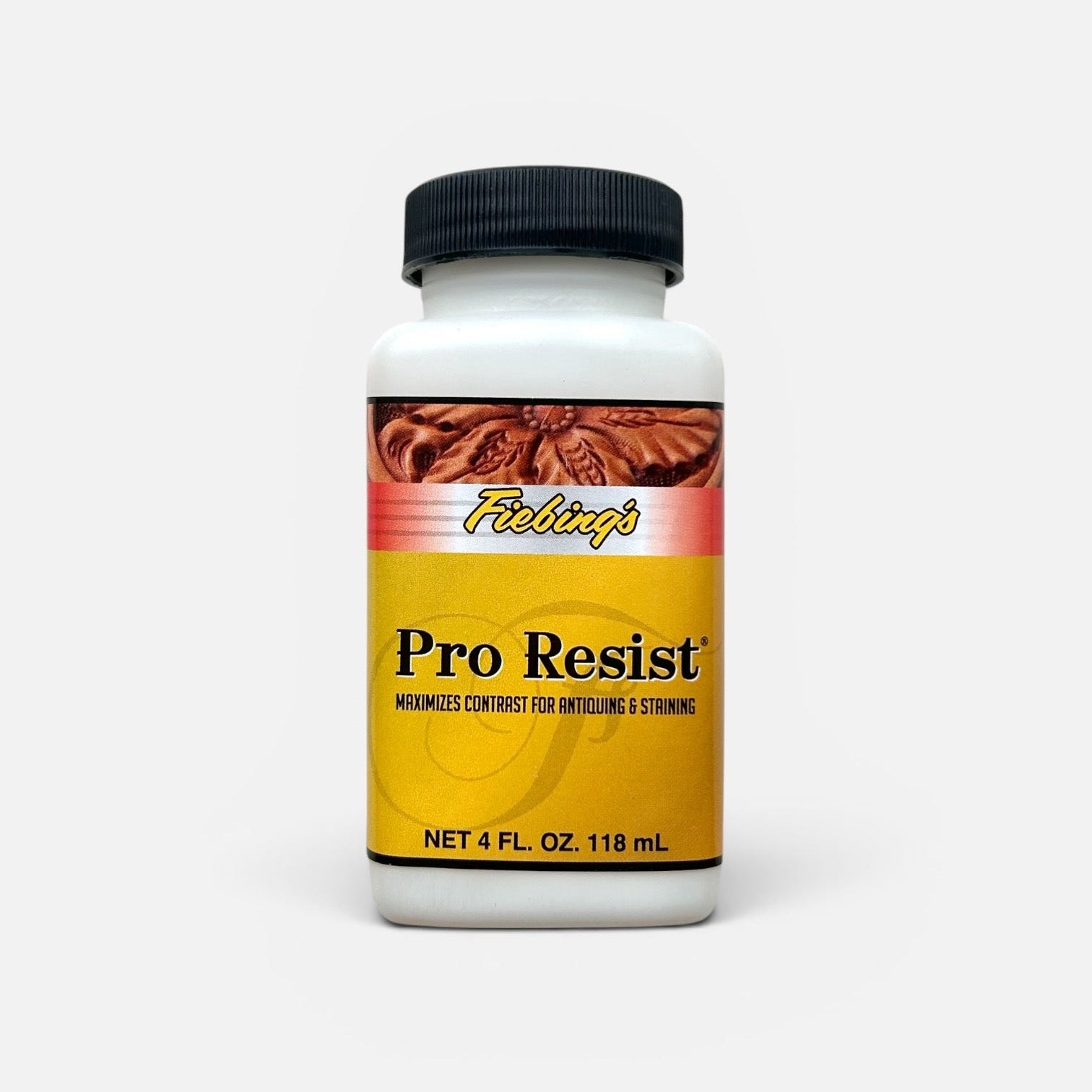 Pro Resist bottle with yellow label on a white background