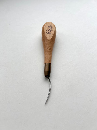 Curved Blade Leather Stitching Awl