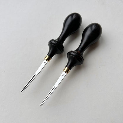 Kemovancraft Leather Edge Beveller | Ebony Handle