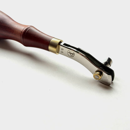 Kemovancraft Adjustable Leather Edge Creaser | Cocobolo Handle