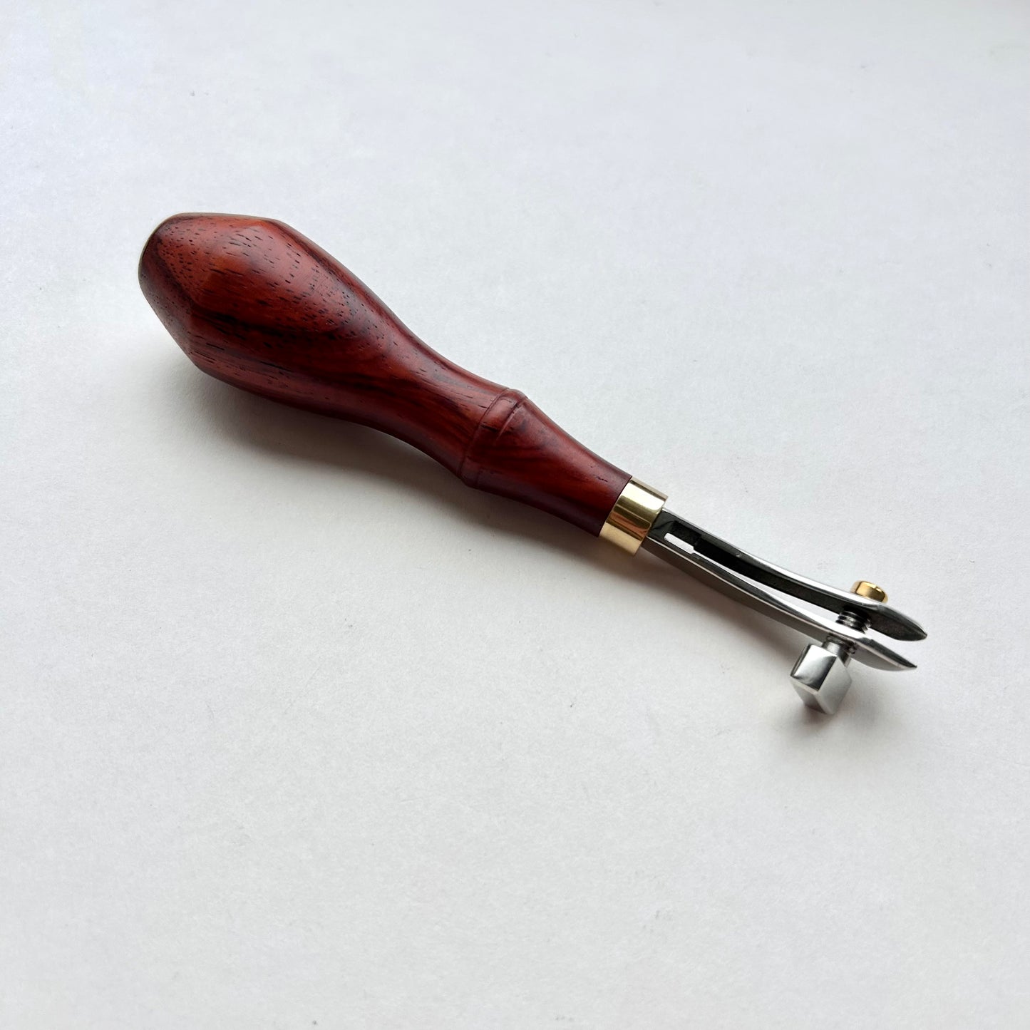 Kemovancraft Adjustable Leather Edge Creaser | Cocobolo Handle