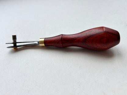 Kemovancraft Adjustable Leather Edge Creaser | Cocobolo Handle