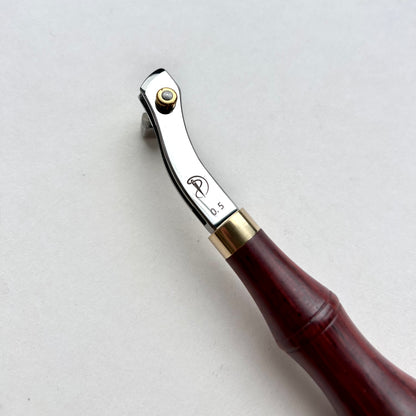Kemovancraft Adjustable Leather Edge Creaser | Cocobolo Handle