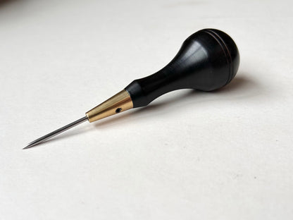 Kemovancraft Scratch Awl – Detachable Blade & Ebony Handle