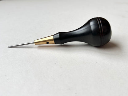 Kemovancraft Scratch Awl – Detachable Blade & Ebony Handle