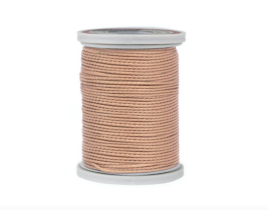 Cotton Linen Thread for Hand Stitching Leather - Khaki, 0.85mm