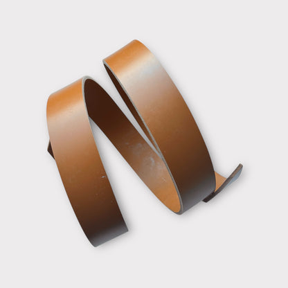 Veg Tan Bridle Butt Leather Belt Blanks - London Tan