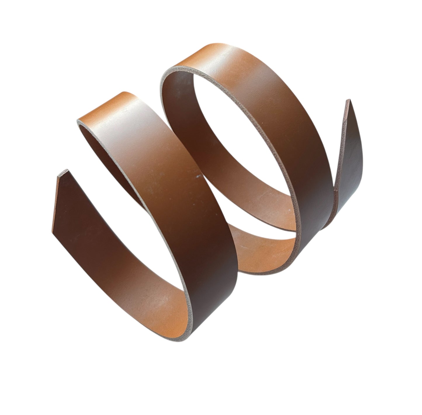 Veg Tan Bridle Butt Leather Belt Blanks - London Tan