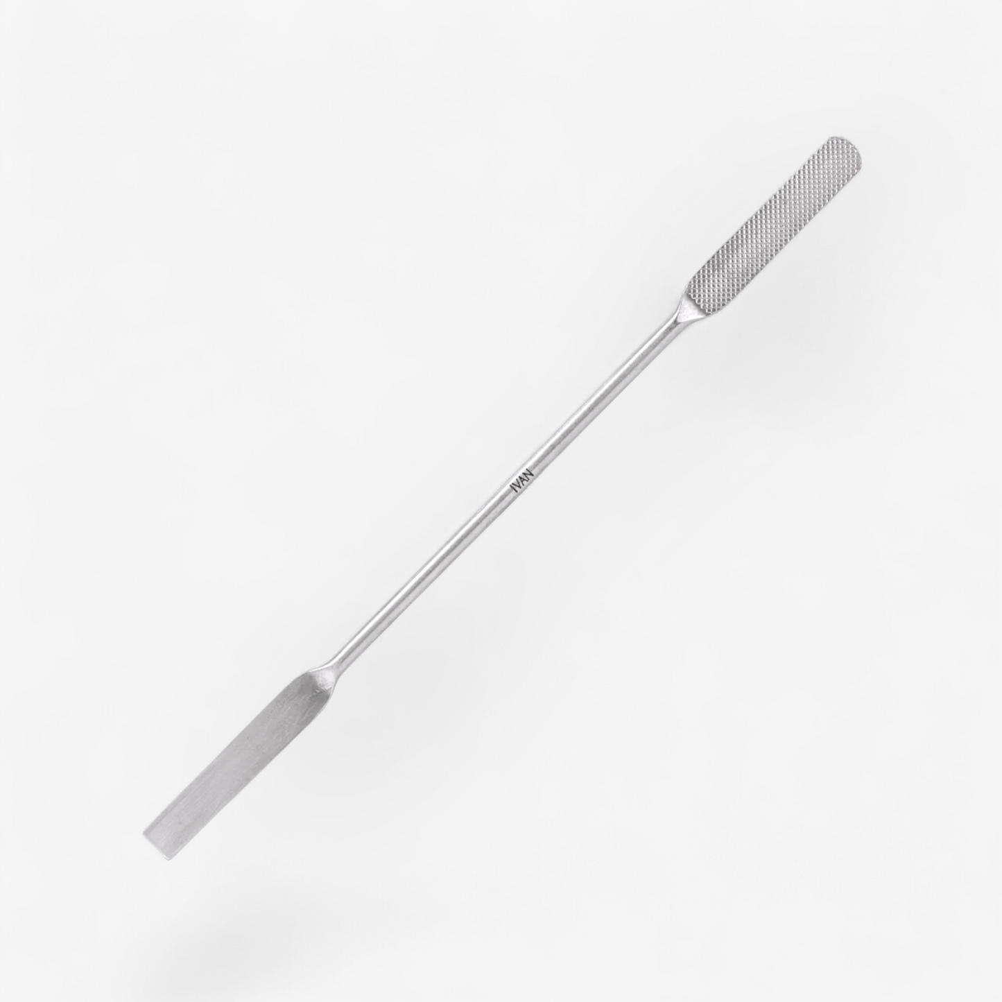 Stainless Steel Leather Edge Paddle for applying leather edge finishes and dressings. 