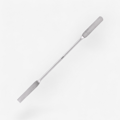 Stainless Steel Leather Edge Paddle for applying leather edge finishes and dressings. 