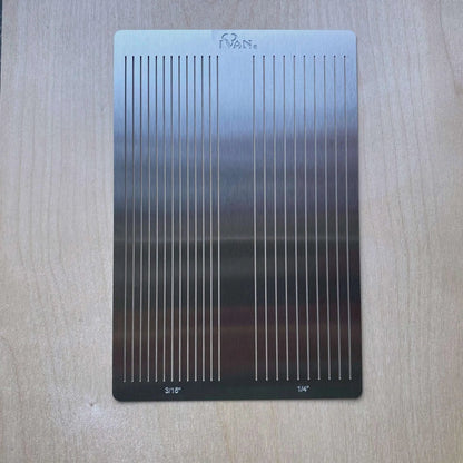 Leather Fringe Cutting Template - British Leather Supplies