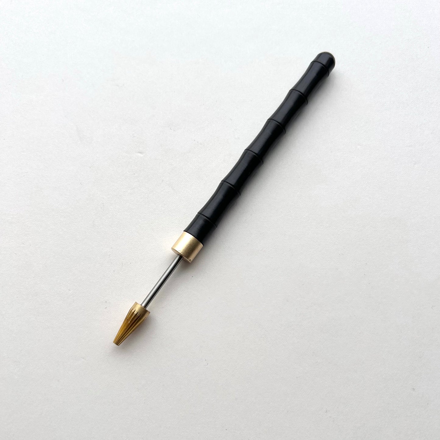 Leather Edge Dye Roller Pen Dark Wood