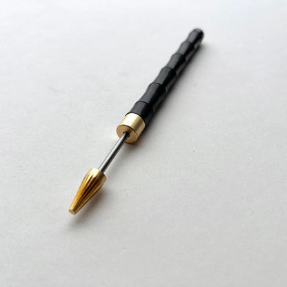 Leather Edge Dye Roller Pen Dark Wood