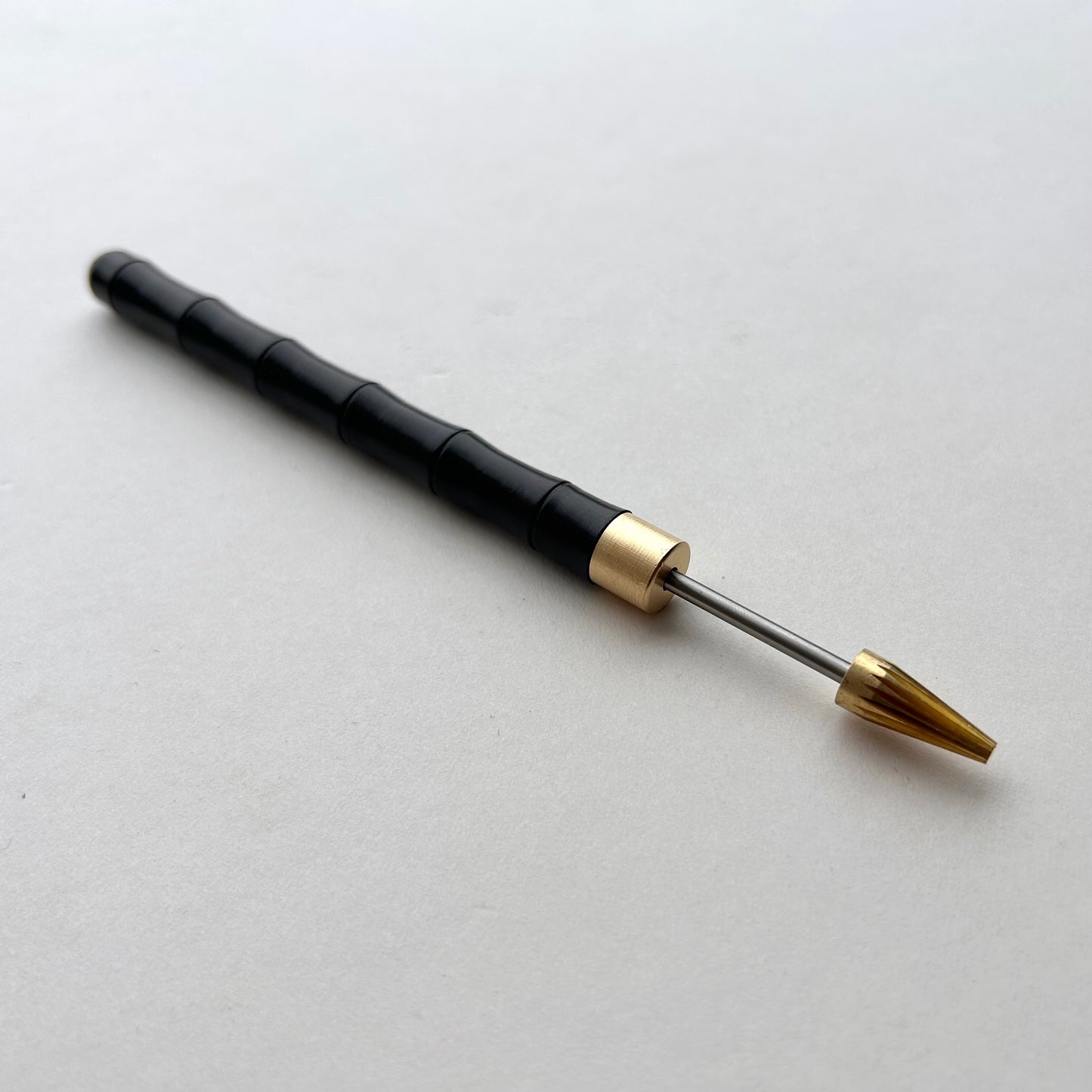 Leather Edge Dye Roller Pen Dark Wood