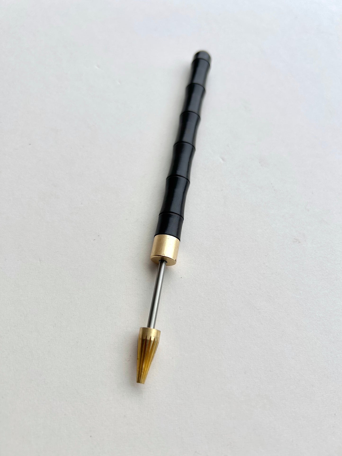 Leather Edge Dye Roller Pen Dark Wood