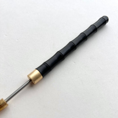 Leather Edge Dye Roller Pen Dark Wood