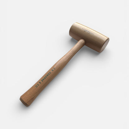 CS Osborne Hickory Mallet for Leathercraft, made from solid and durable Hickory wood