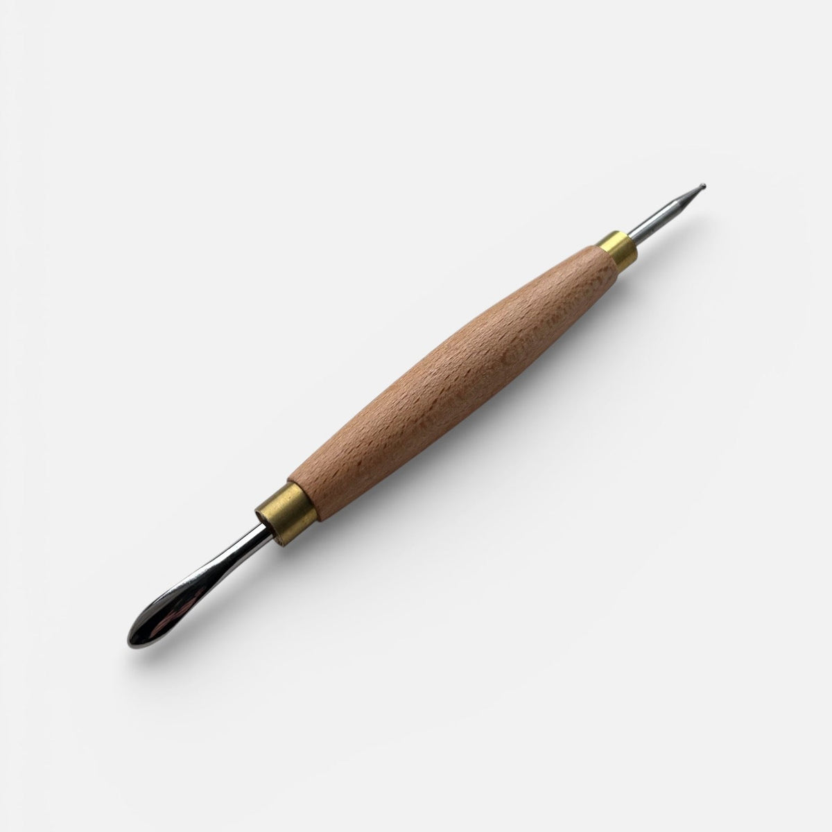 Modelling Spoon Large Handle Leather Modelling Tool, Spoon/Stylus by Ivan