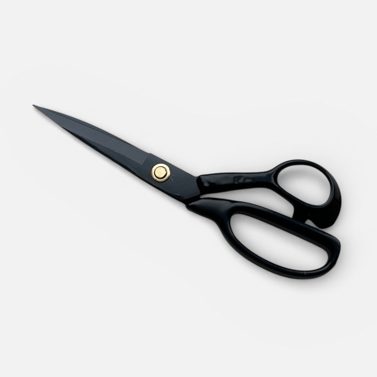 Black leather scissors 10 inch