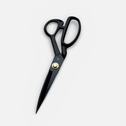 Heavy duty black leather scissors