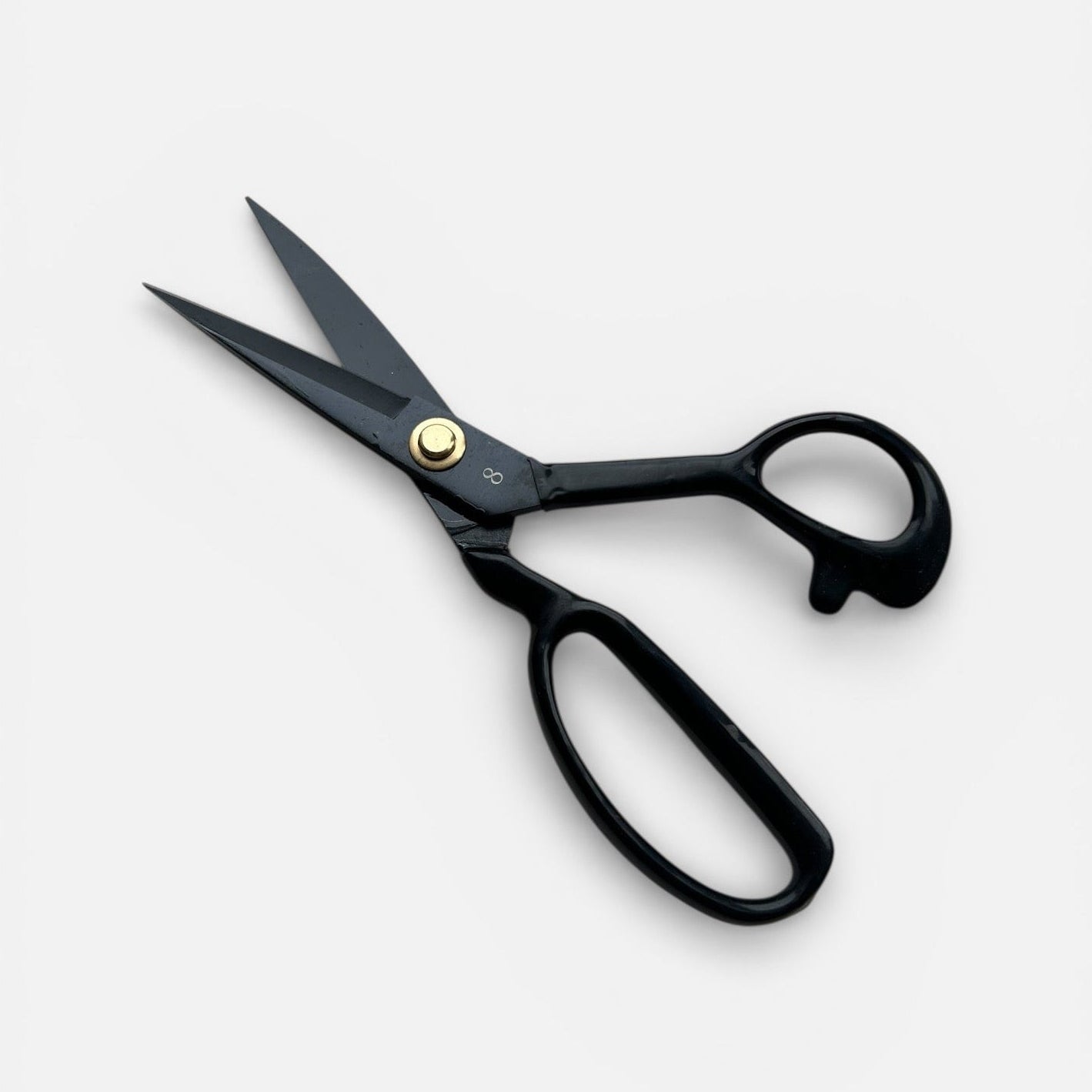Heavy duty black leather scissors