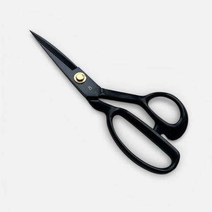 Heavy duty black leather scissors