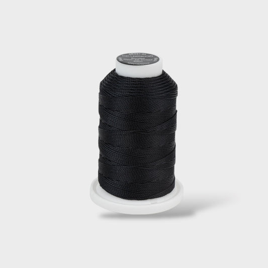 Bonded Nylon 66 Heavy Duty Sewing Thread - Black, 112 Metres