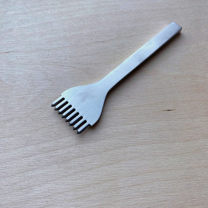 Stainless steel leather stitching punch by Ivan from British Leather Supplies