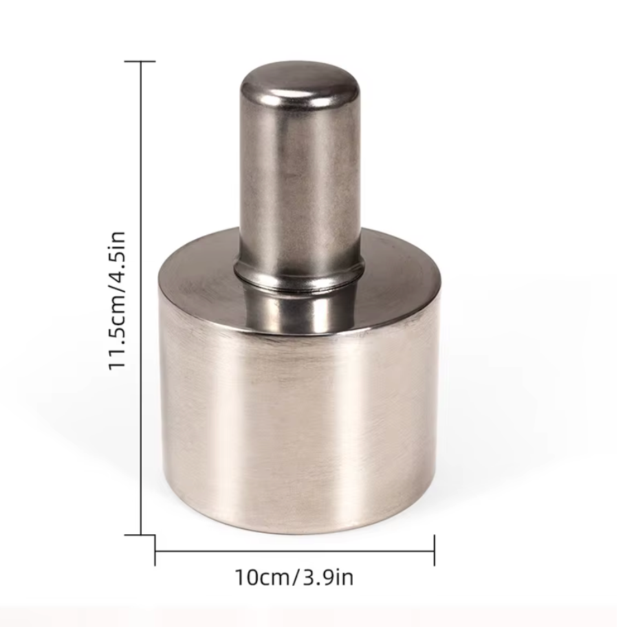 Leathercraft Alcohol Burner – Stainless Steel & Brass 200 ml Capacity