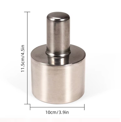 Leathercraft Alcohol Burner – Stainless Steel & Brass 200 ml Capacity