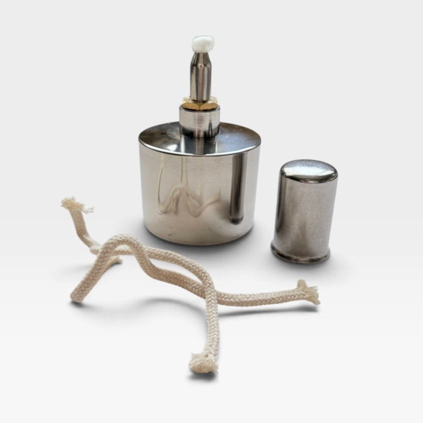 Leathercraft Alcohol Burner – Stainless Steel & Brass 200 ml Capacity