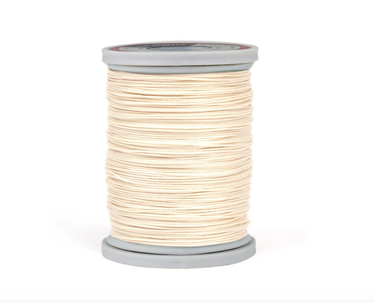Cotton Linen Thread for Leatherwork - Natural, 0.55 mm