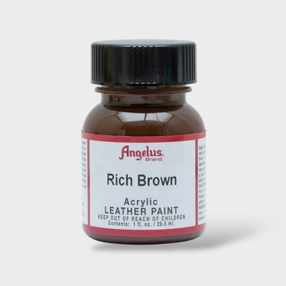 Angelus Acrylic Leather Paint - Rich Brown