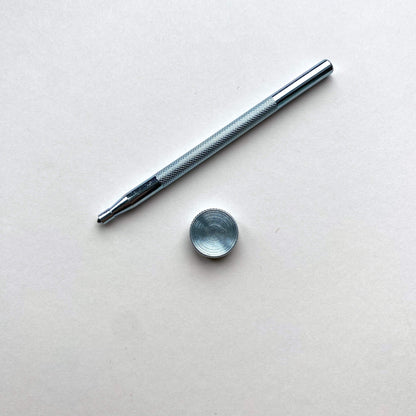 Popper snap fastener setting tool by British Leather Supplies