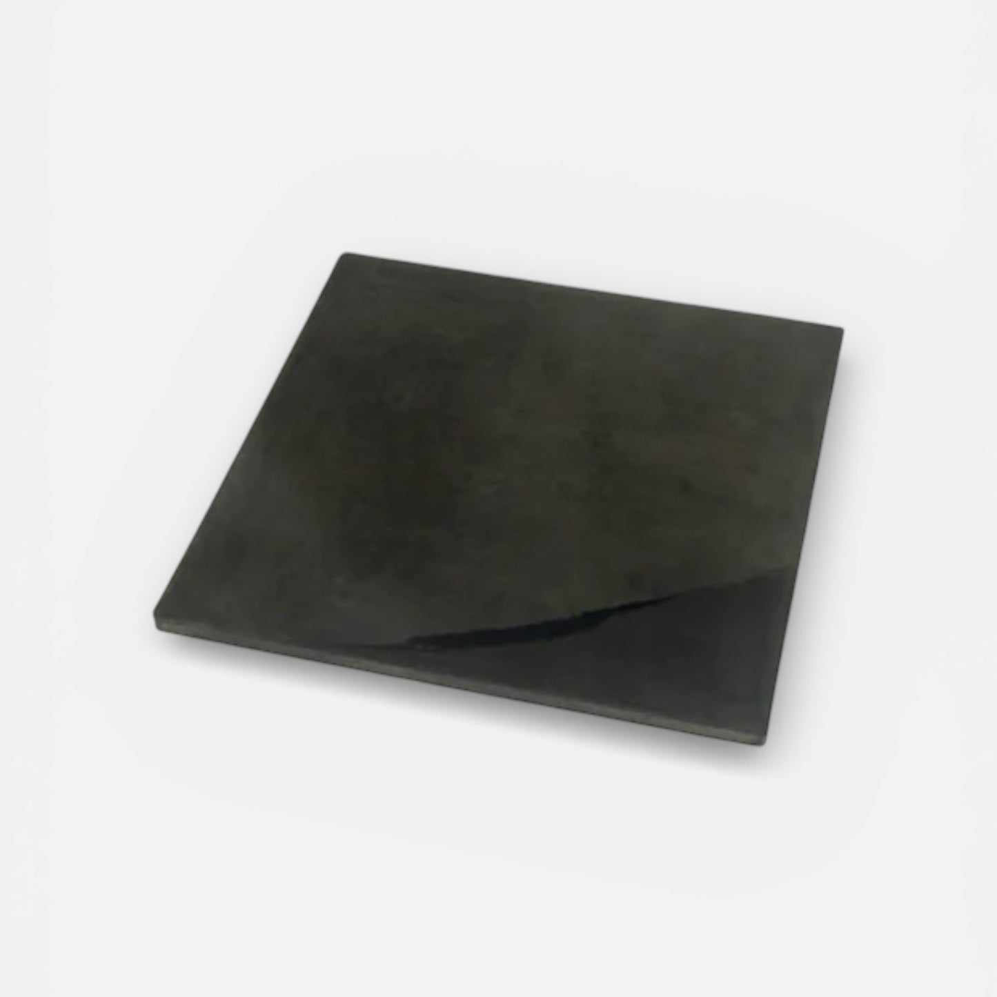 Black square poundo board for leathercraft on a white background