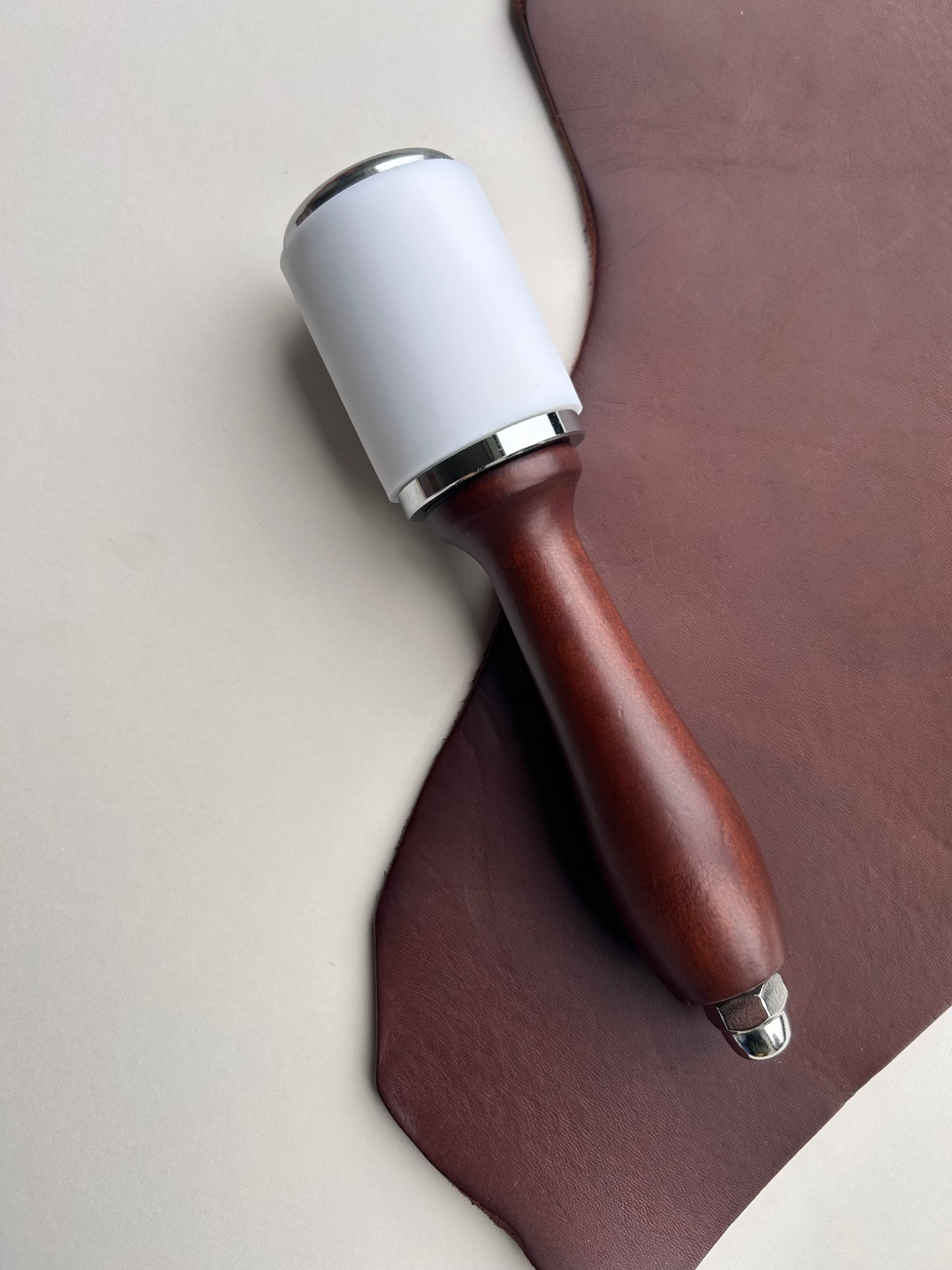Round Head Leather Maul